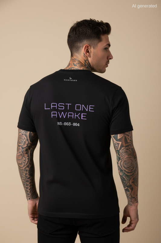 LAST ONE AWAKE | Heavyshirt | NS-003-004