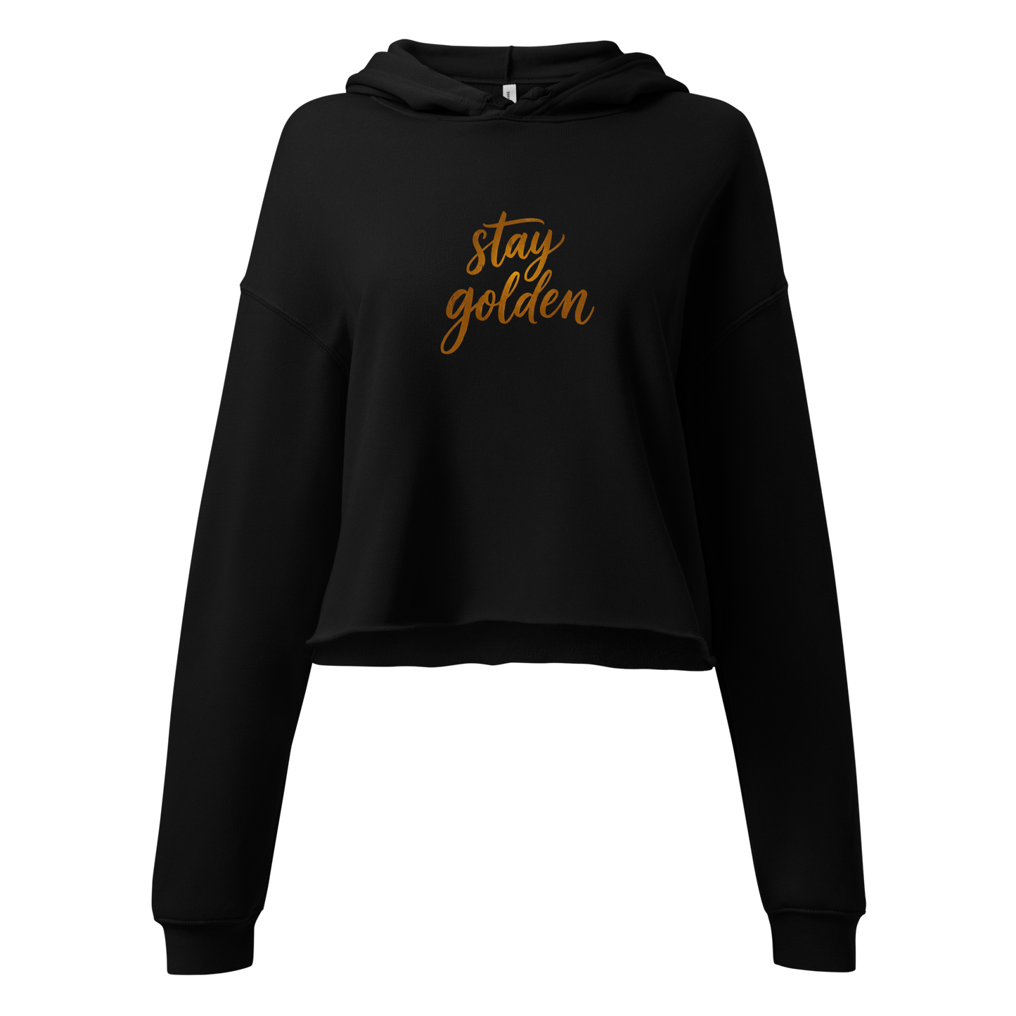Stay Golden | Crop-Hoodie