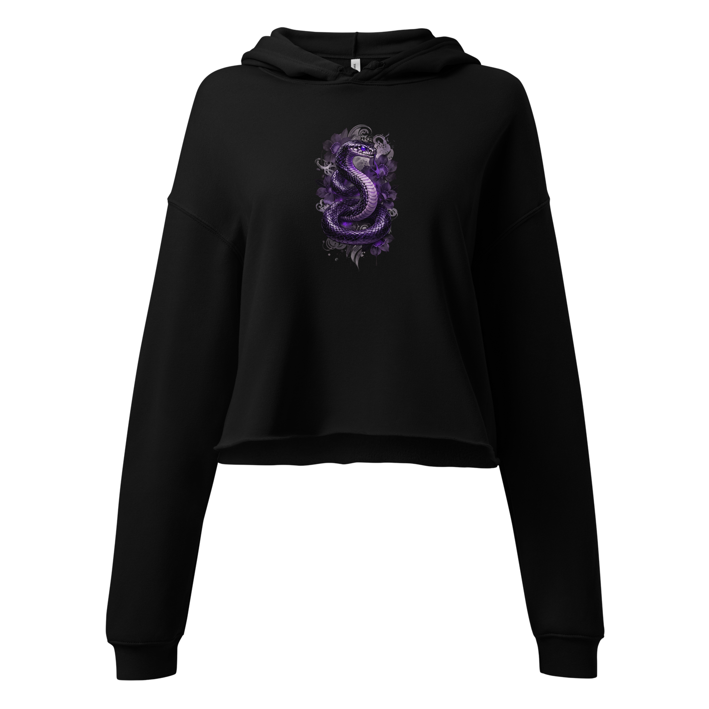 Amethyst Serpent | Crop-Hoodie