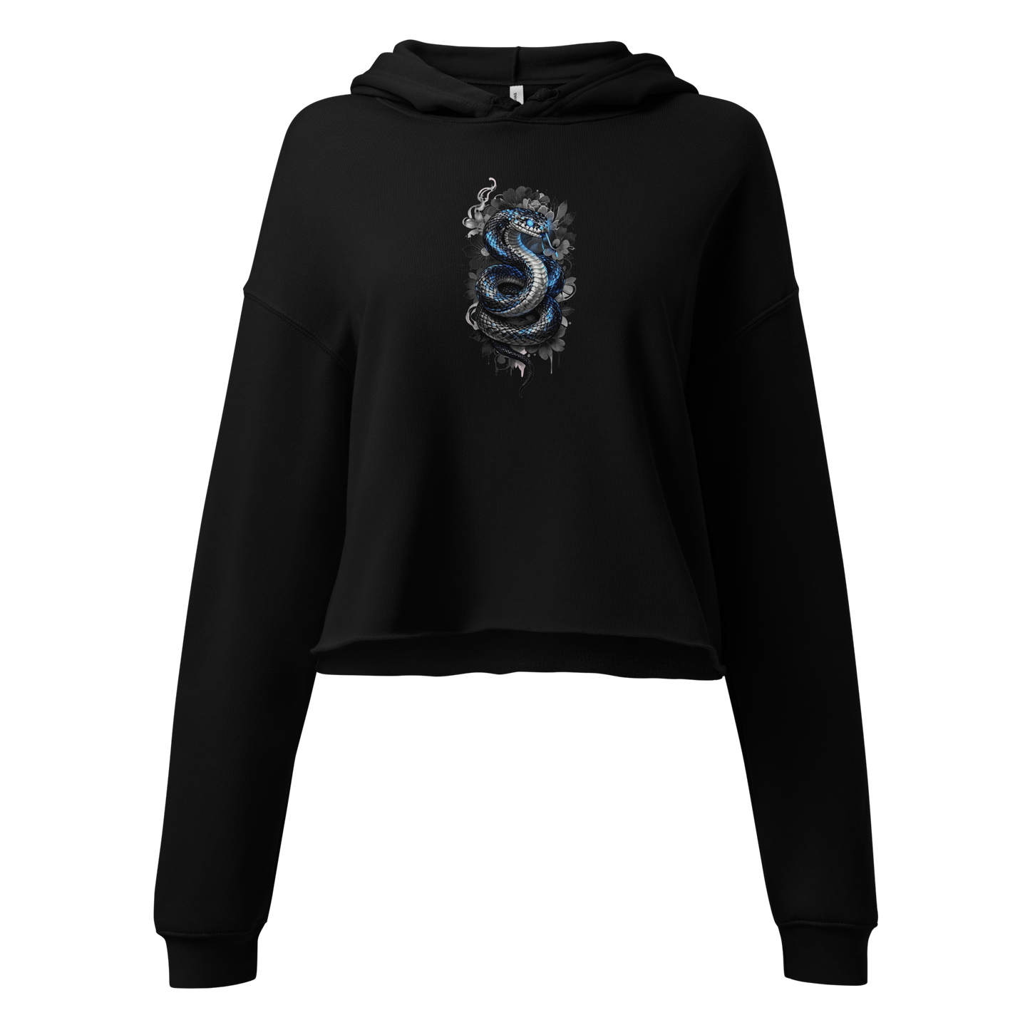 Glacier Serpent | Crop-Hoodie