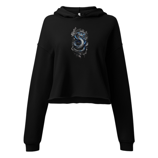 Glacier Serpent | Crop-Hoodie