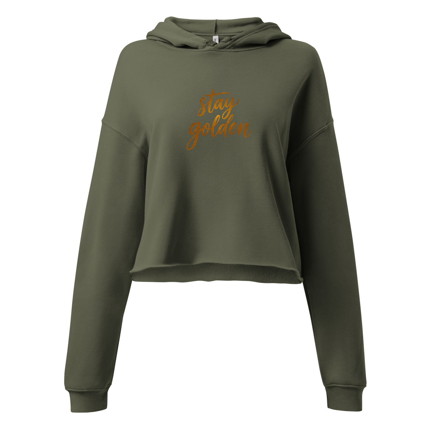 Stay Golden | Crop-Hoodie