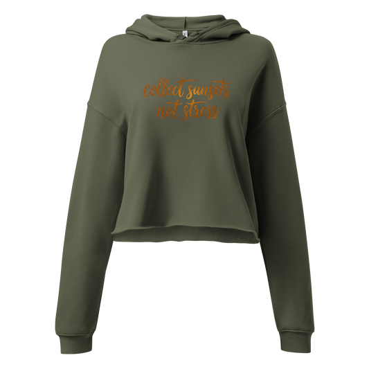 Collect Sunsets | Crop-Hoodie
