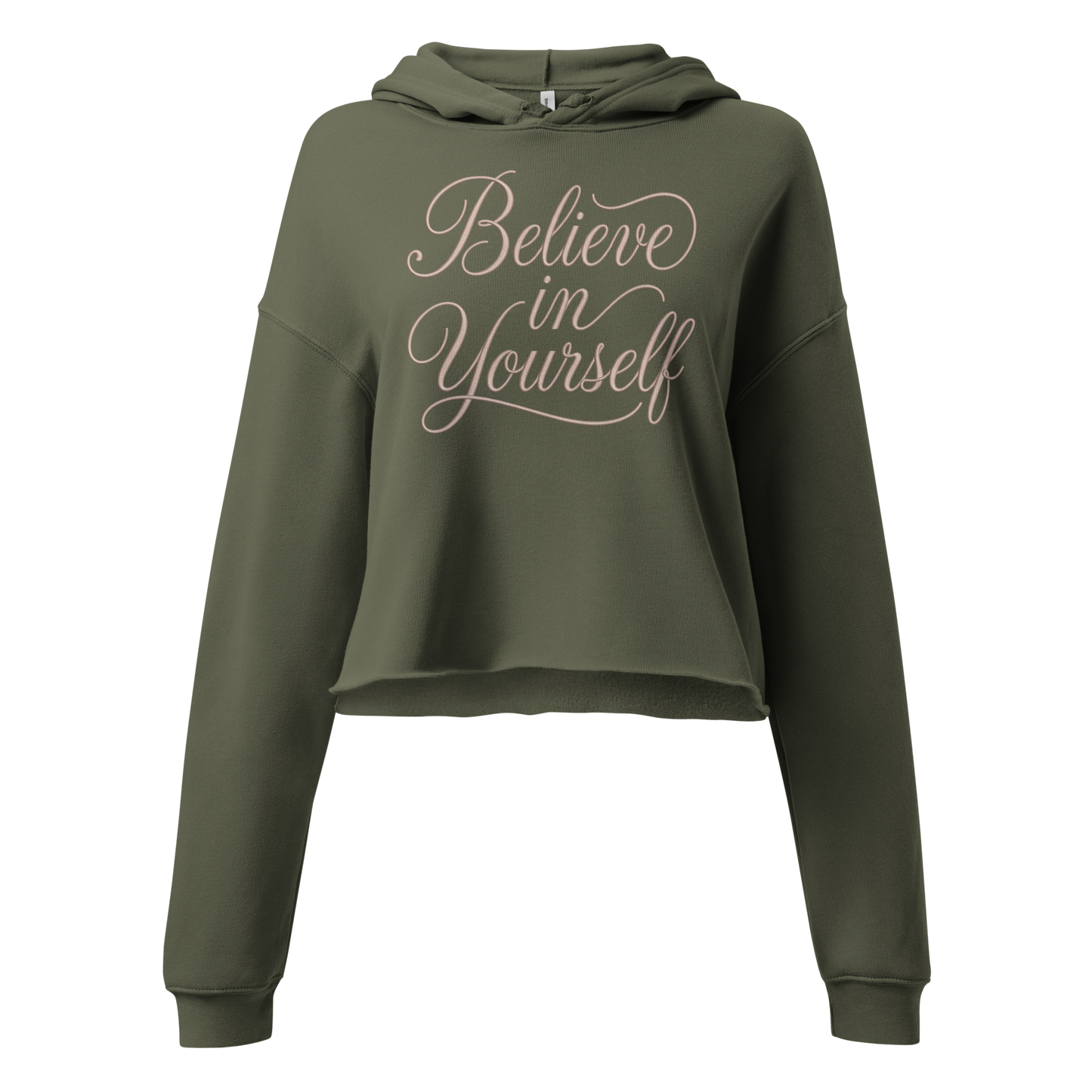 Believe in Yourself | Crop-Hoodie