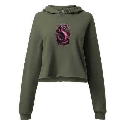 Blossom Serpent | Crop-Hoodie
