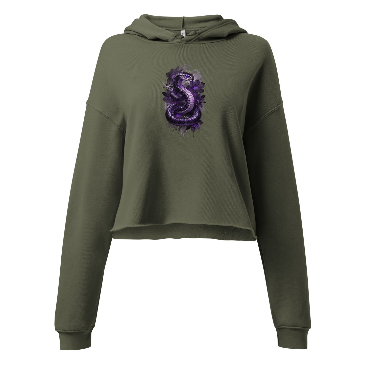Amethyst Serpent | Crop-Hoodie