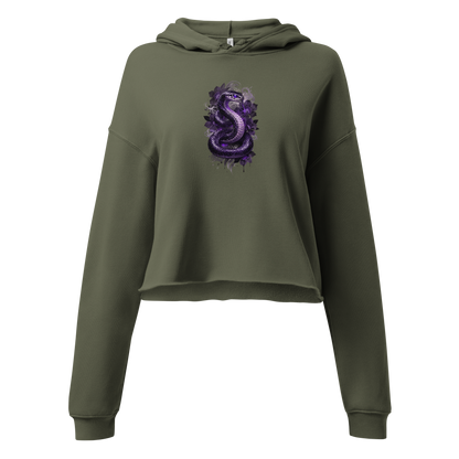 Amethyst Serpent | Crop-Hoodie