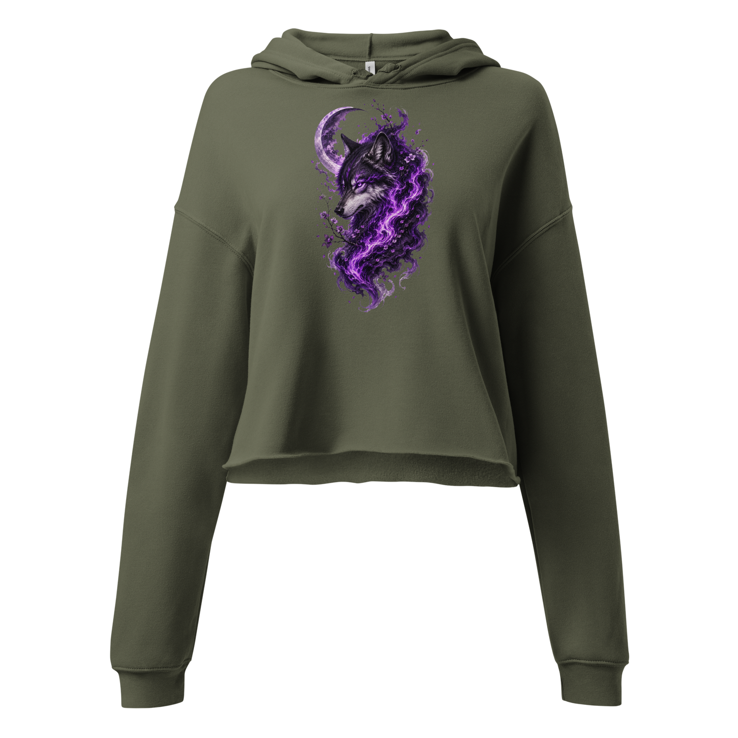 Moonbound Spirit | Amethyst | Crop-Hoodie