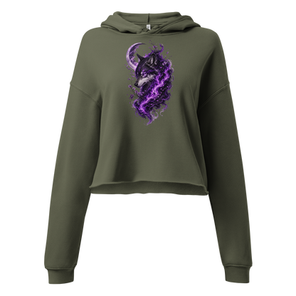 Moonbound Spirit | Amethyst | Crop-Hoodie