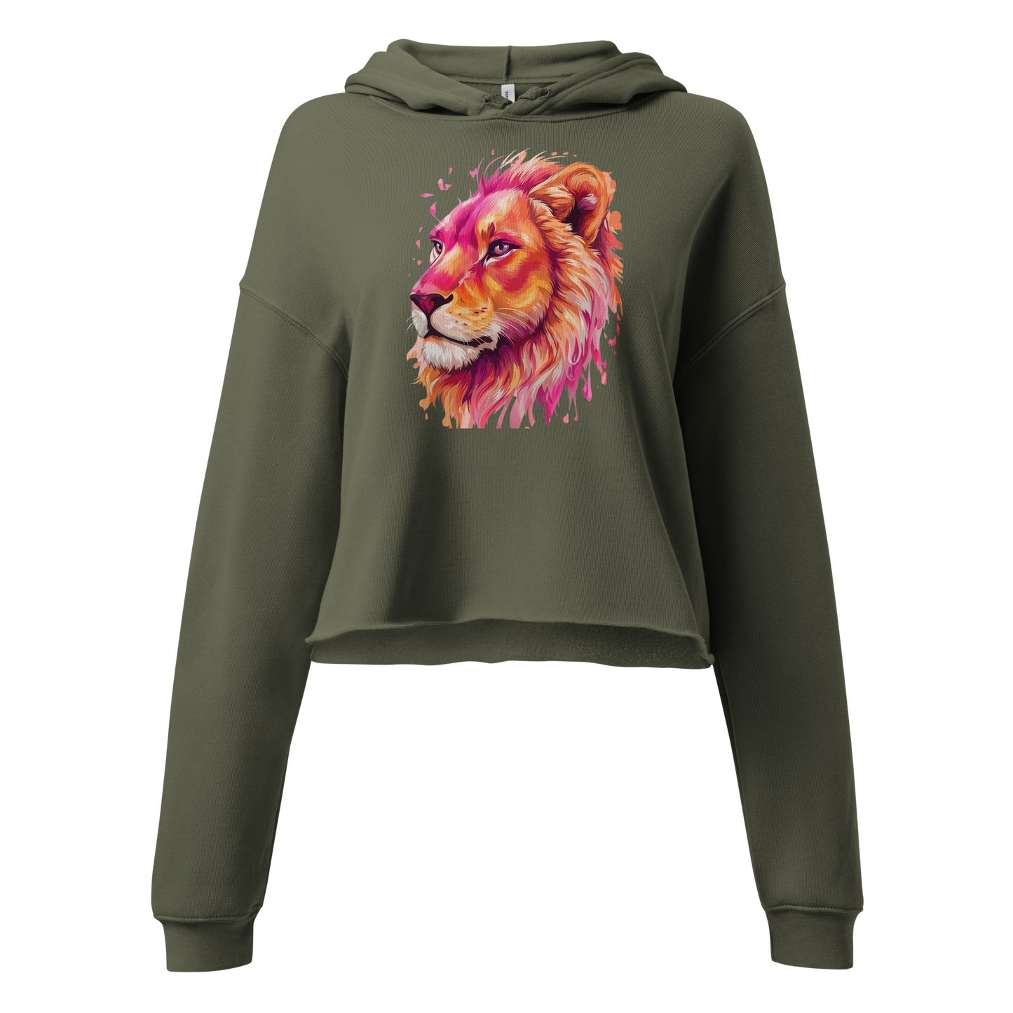 Löwenkopf | Crop-Hoodie