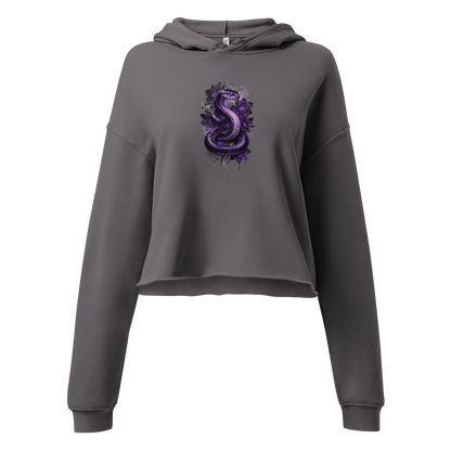 Amethyst Serpent | Crop-Hoodie