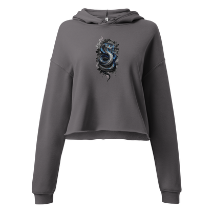 Glacier Serpent | Crop-Hoodie