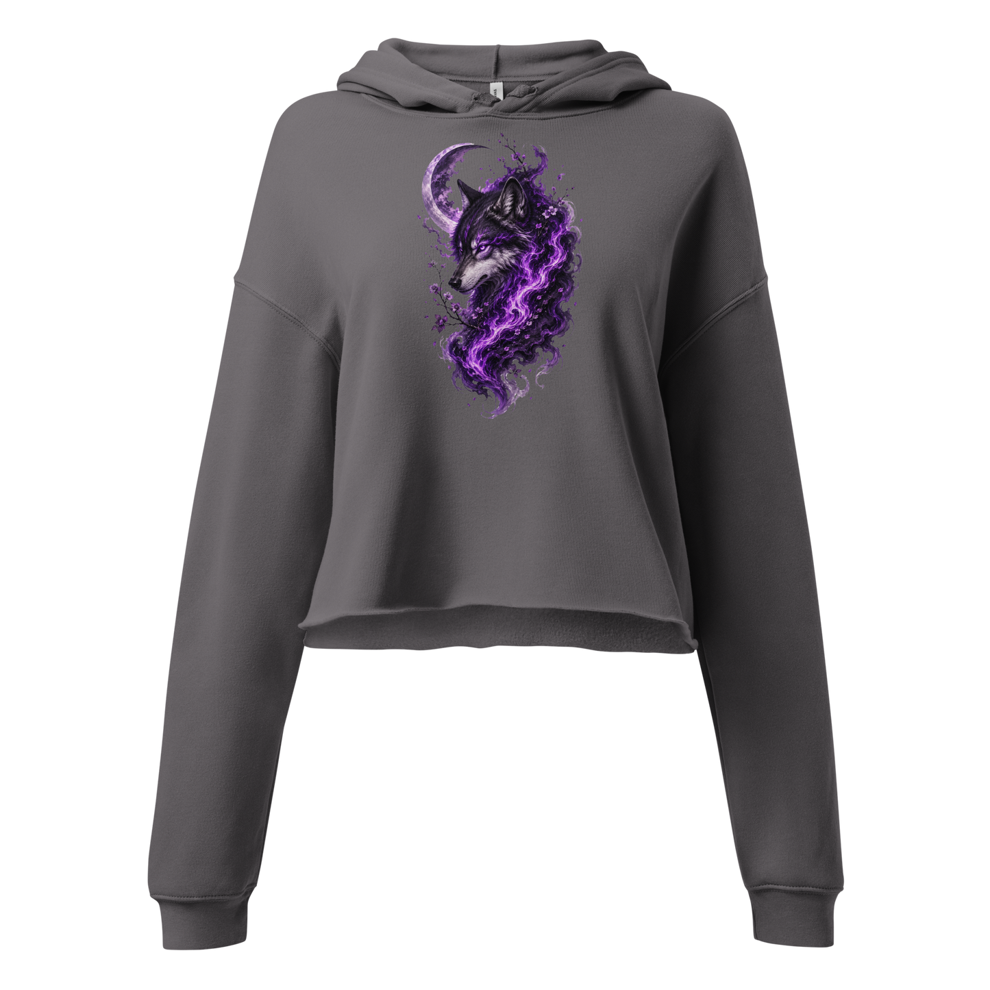 Moonbound Spirit | Amethyst | Crop-Hoodie