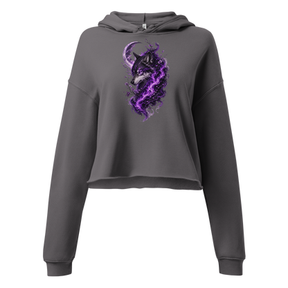 Moonbound Spirit | Amethyst | Crop-Hoodie